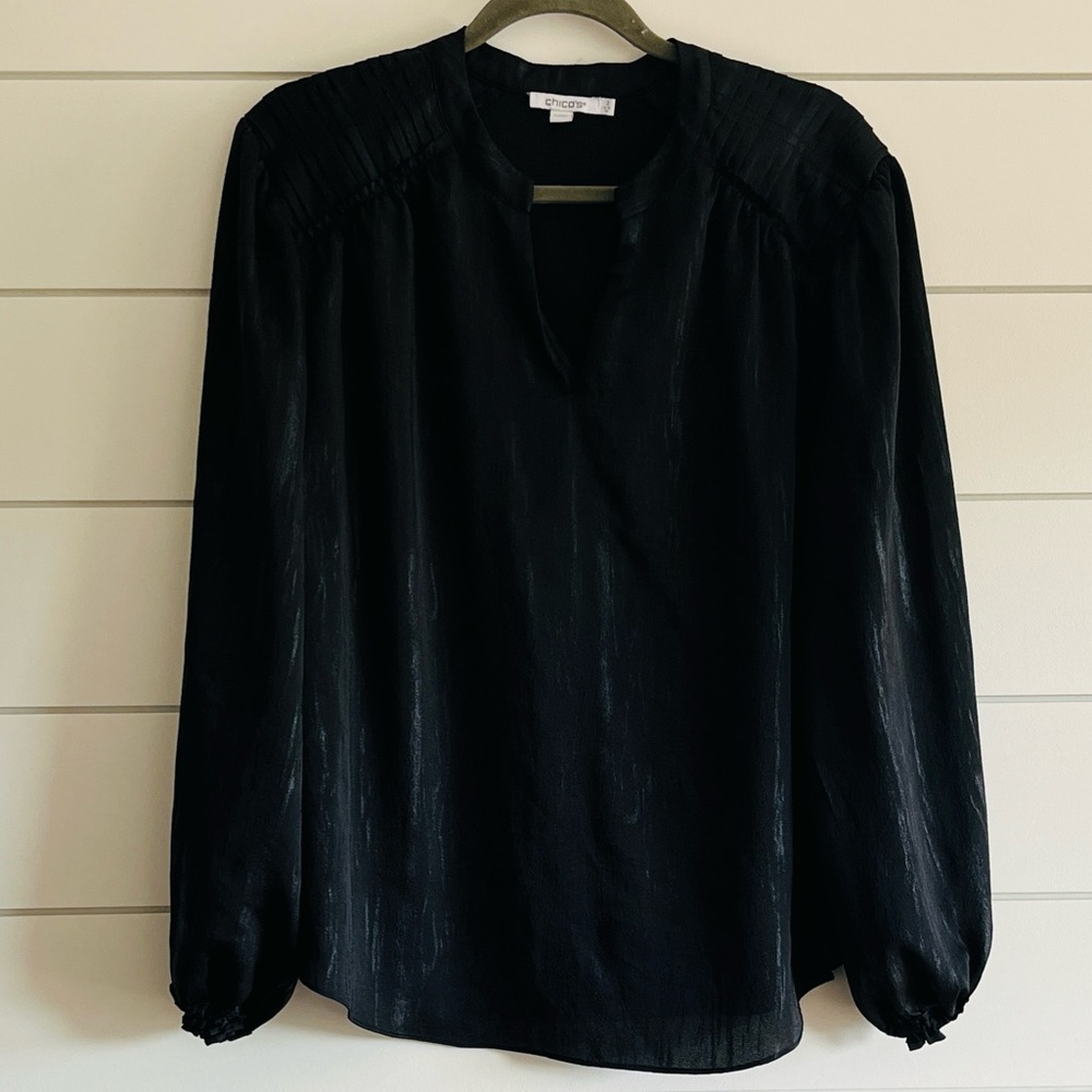 Chico's Elegant Black Blouse